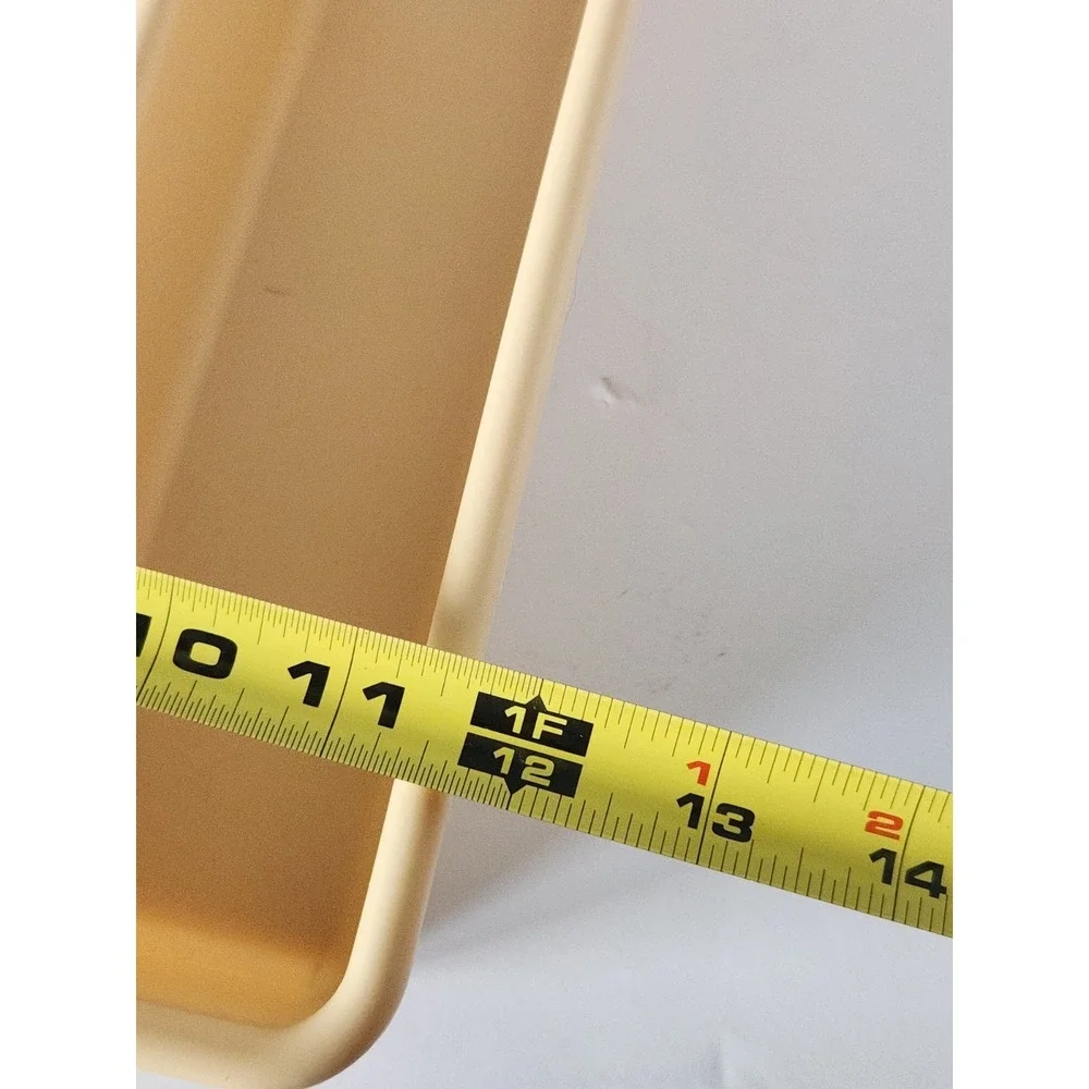 VTG Rubbermaid Silverware Flatware Utensil Holder‎ Tray 2922 Almond, Tan